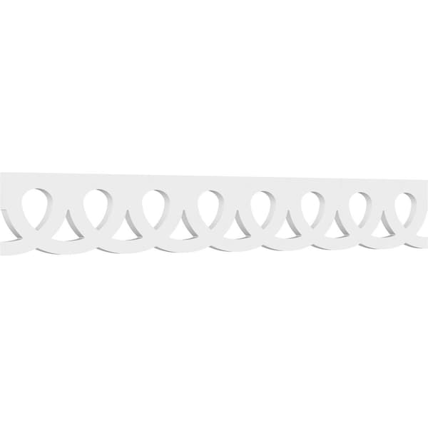 Ekena Millwork Meridian Architectural Grade PVC Running Trim, 6"H x 5/8"P x 48"L RUNP06X0625X48MRI - main